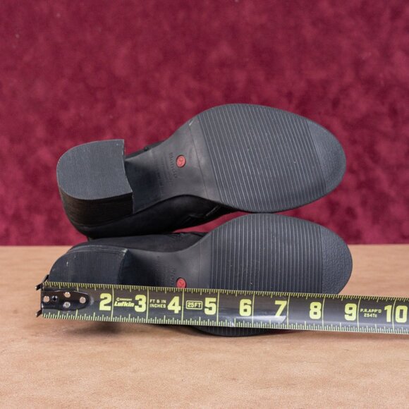 Blondo Women Western Black Leather Waterproof Zip Ankle Boots sz 7 - Picture 5 of 8